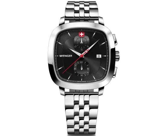 Wenger 01.1933.101 Montre Homme Vintage Classic Chronographe 40mm 5ATM