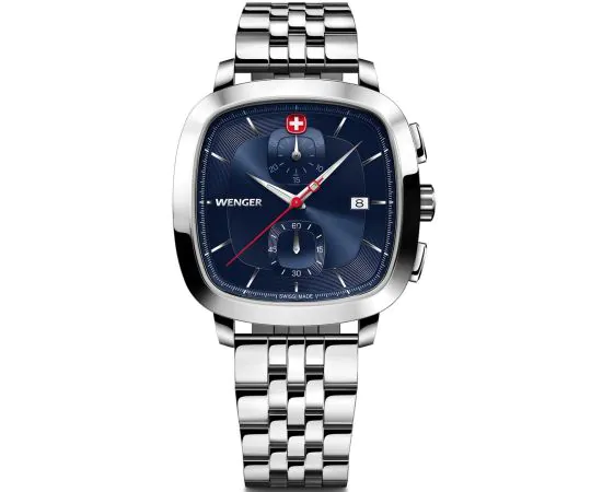 Wenger 01.1933.103 Montre Homme Vintage Classic Chronographe 40mm 5ATM