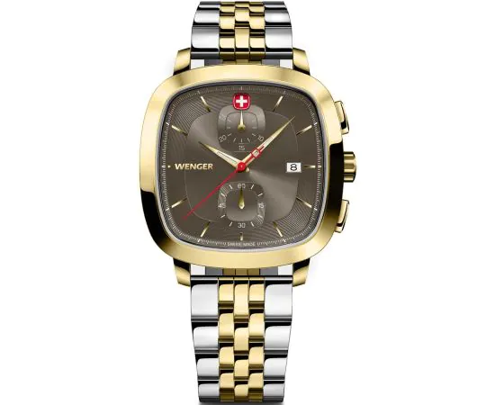 Wenger 01.1933.106 Montre Homme Vintage Classic Chronographe 40mm 5ATM