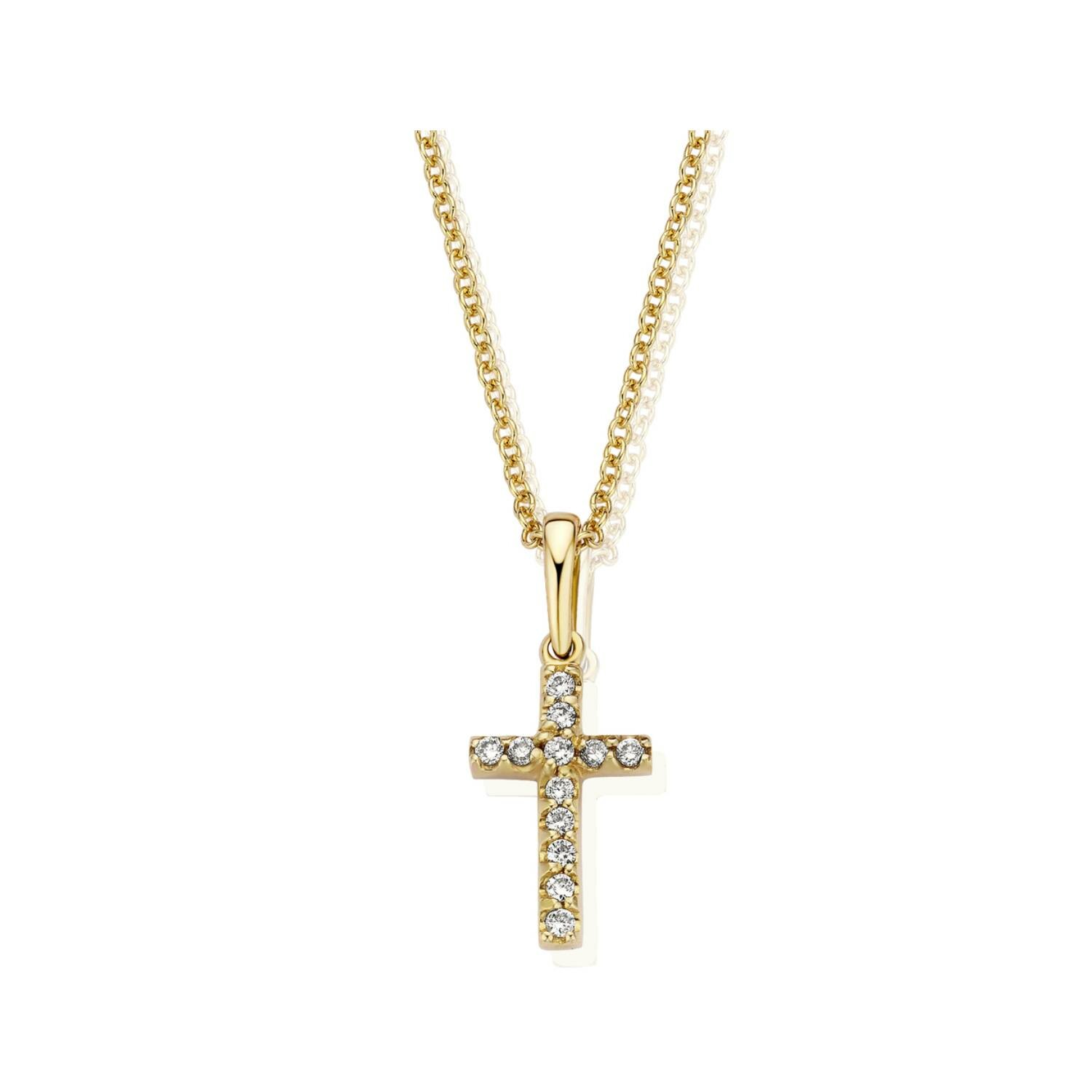 Achat Pendentif croix One more Ischia Basics en or jaune et diamants