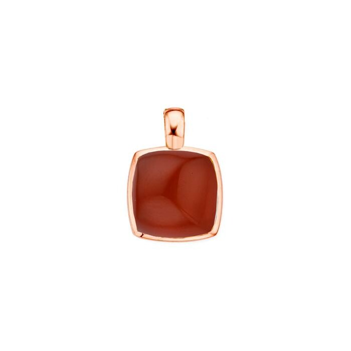 Achat Pendentif One More Pantelleria en or rose et agate rouge