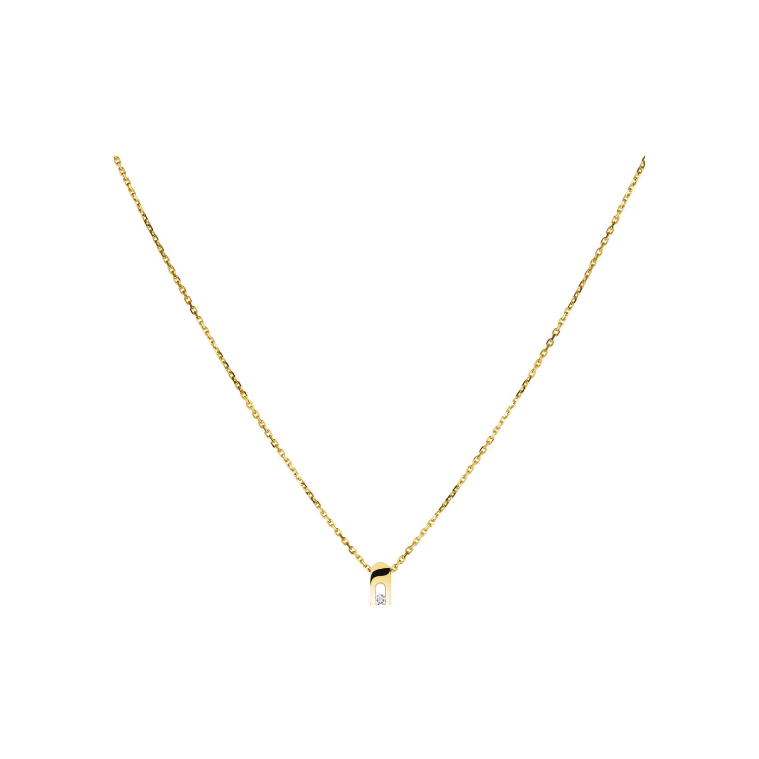 Moorea Pendentif Pequignet Moorea en or jaune et diamant 0534105