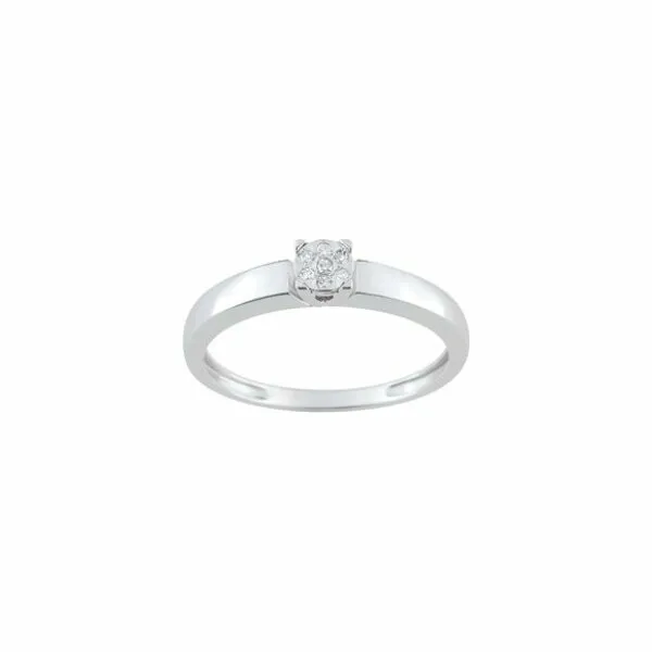 Achat Solitaire en or blanc et diamant de 0.029ct