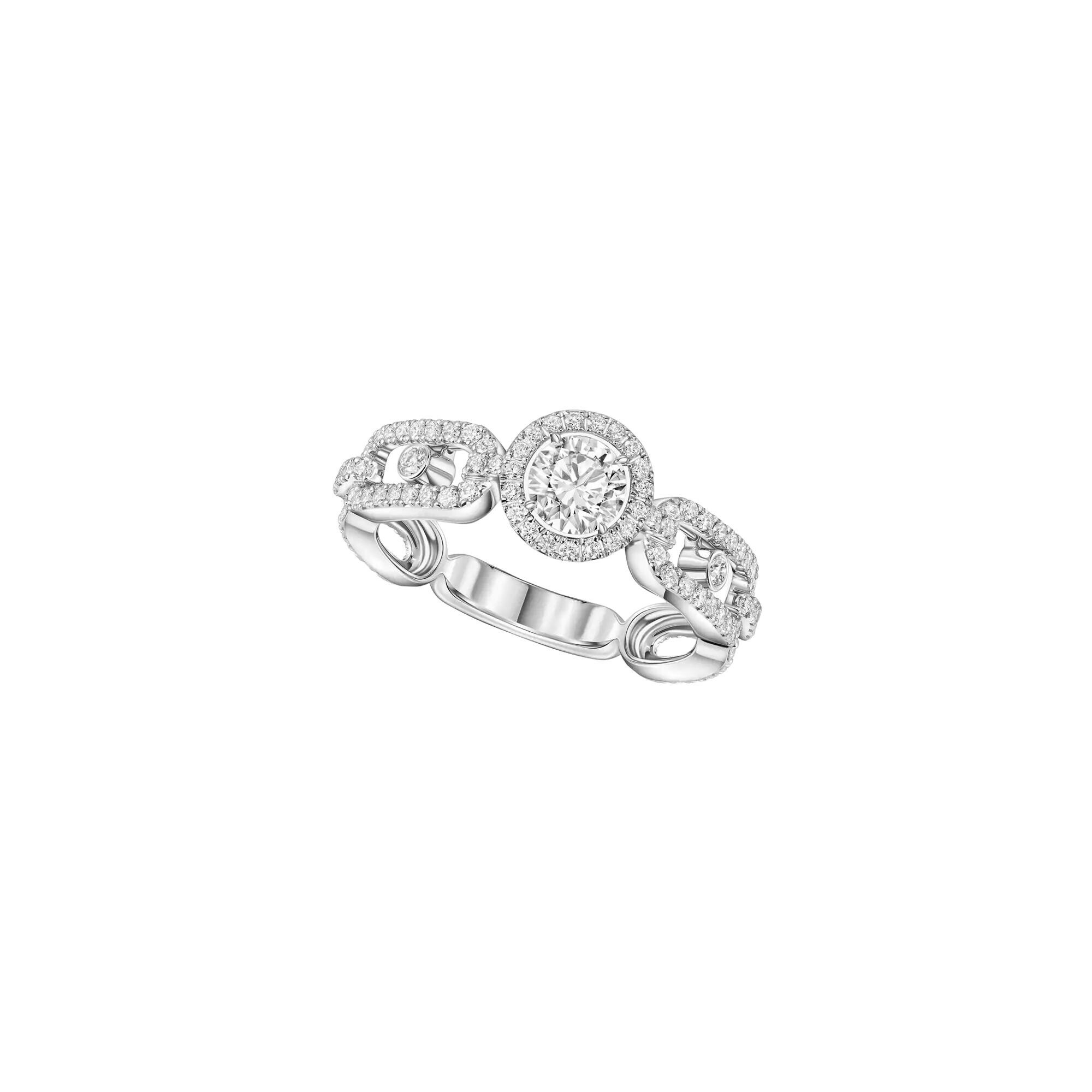 Achat Solitaire Messika Move Link en or blanc et diamants 0.30ct