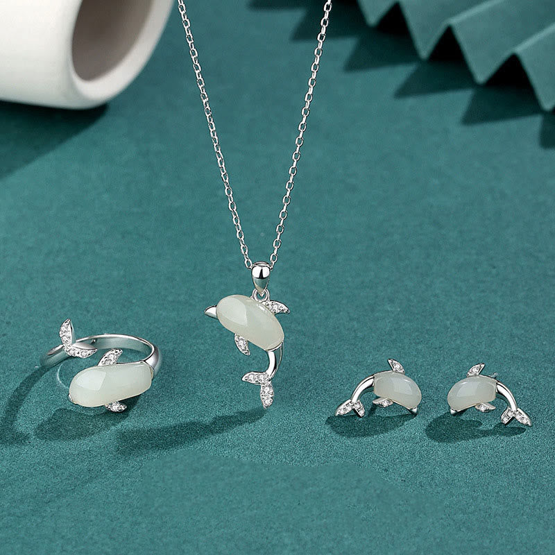 Ensemble de Buddha Stones et collier porte-bonheur en argent sterling 925 avec pendentif et bague en jade Hetian et agate rouge