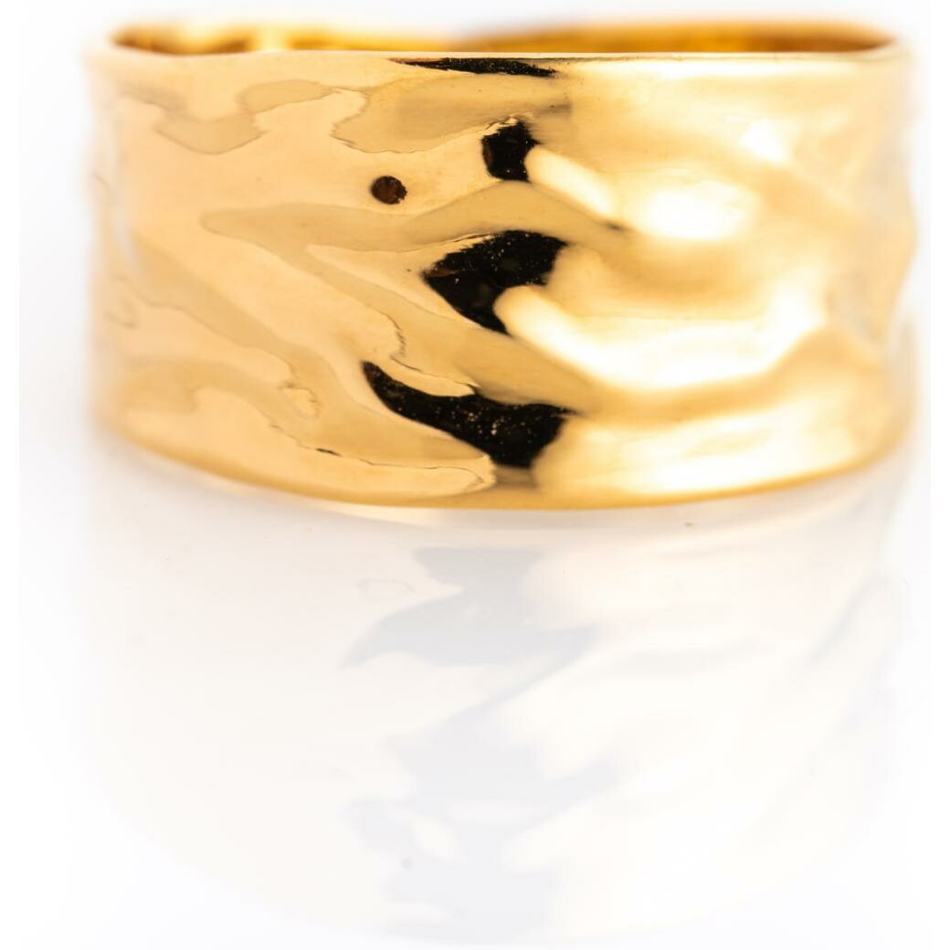 Achat Bague Maison Ballet by Scarlett froissée en or jaune 18 carats