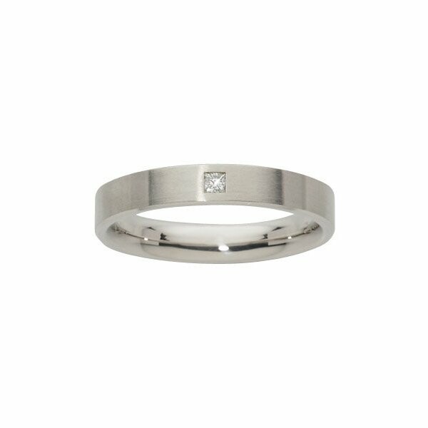 Achat Alliance en platine et diamant