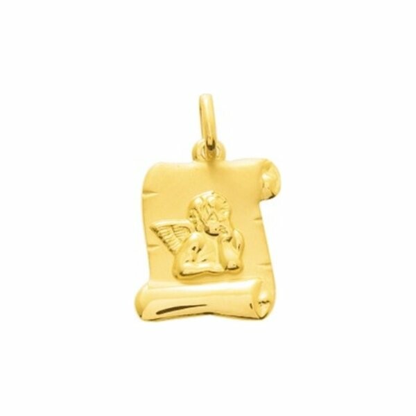 Achat Médaille Ange parchemin en or jaune