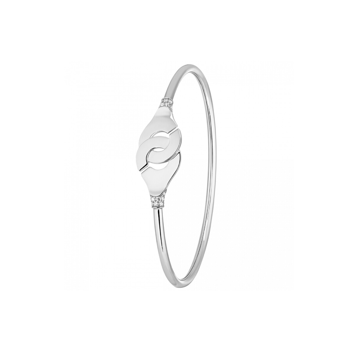 Achat Bracelet Menottes dinh van R12 en or blanc et diamants