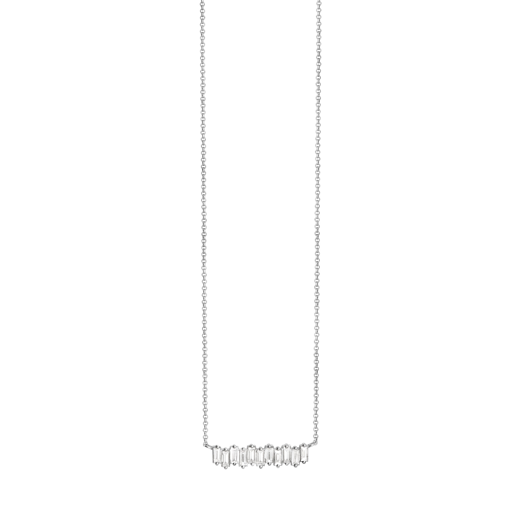 Achat Collier Los Angeles en or blanc et diamants