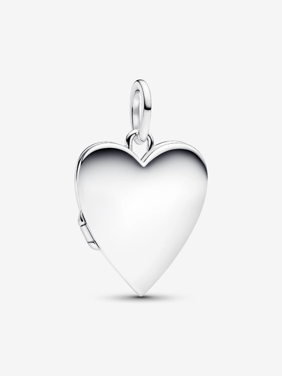 Pandora - Médaillon Coeur Gravable ouvrable Argent