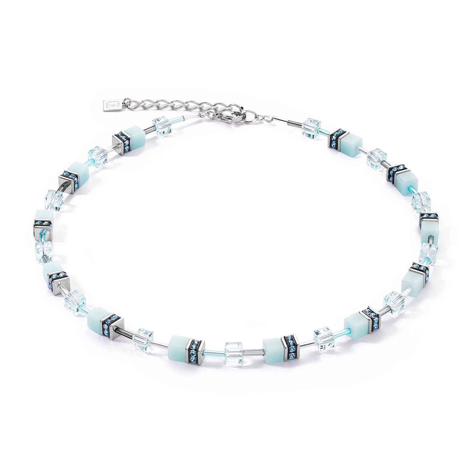 Collection 4020 - Bleu Glacier - Collier - Cœur de Lion