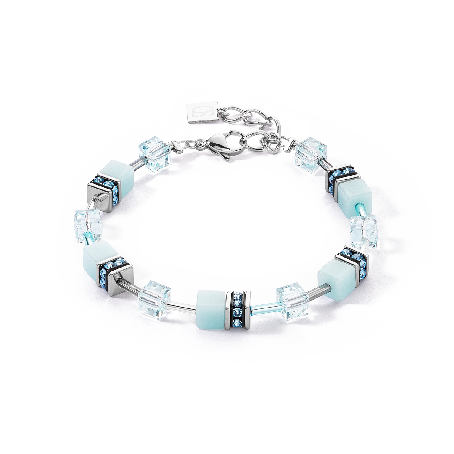 Collection 4020 - Bleu glacier Argent - Bracelet - Cœur de Lion