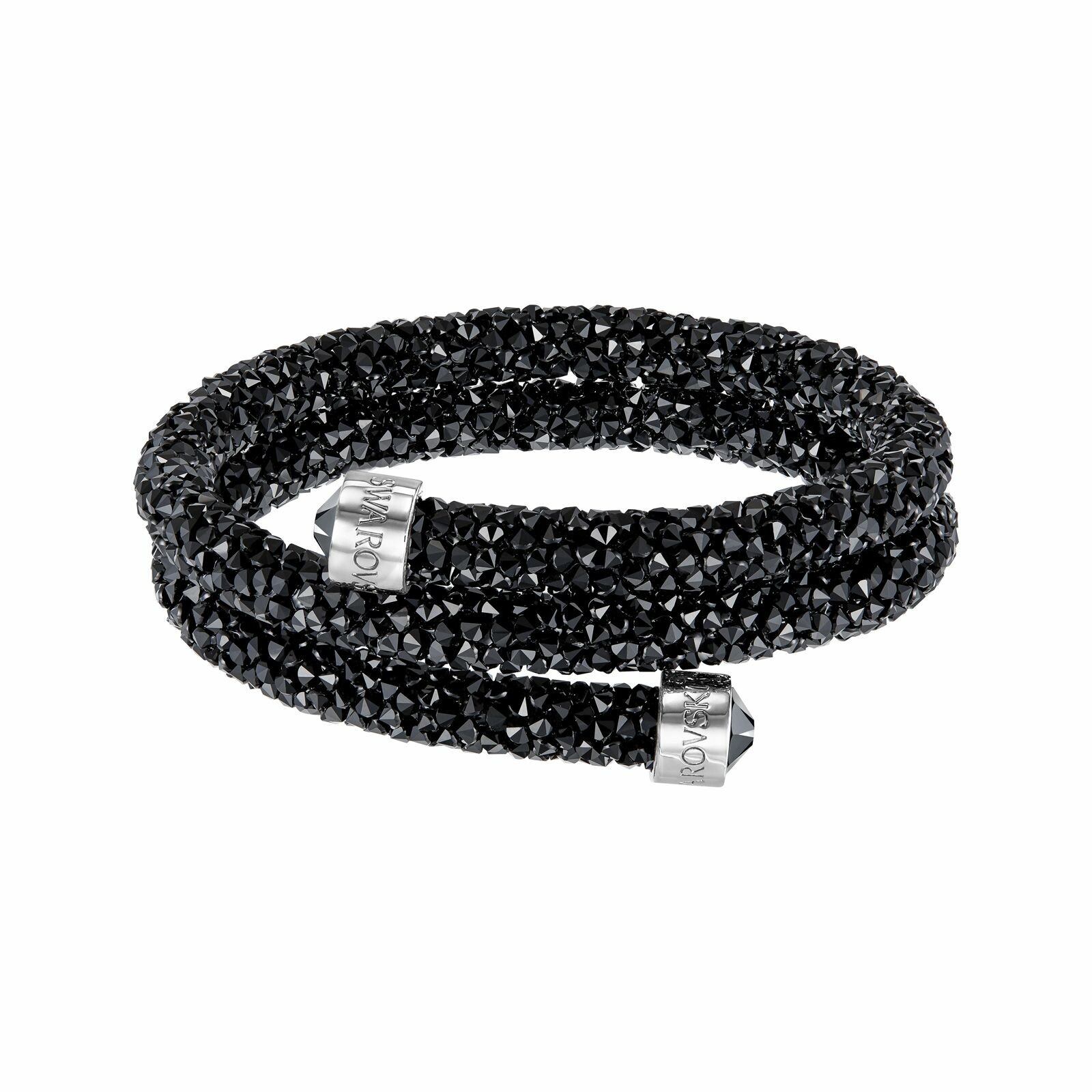 Achat Bracelet jonc Swarovski Crystaldust Double en cristaux Swarovski et métal, taille M