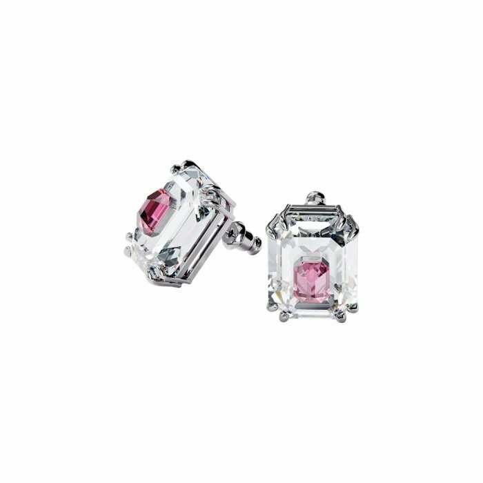 Achat Boucles d'oreilles Swarovski Collection I Chroma en métal rhodié et cristaux Swarovski