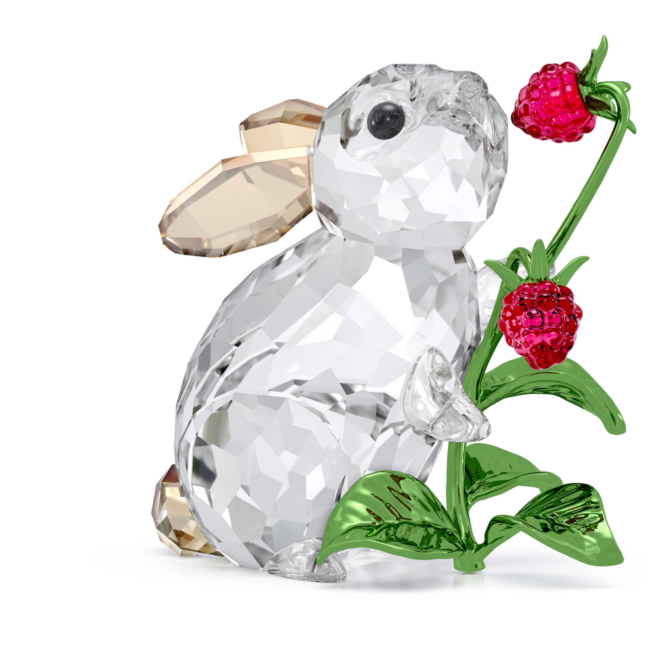 Figurine Idyllia Lapin et Framboises en cristal – Swarovski