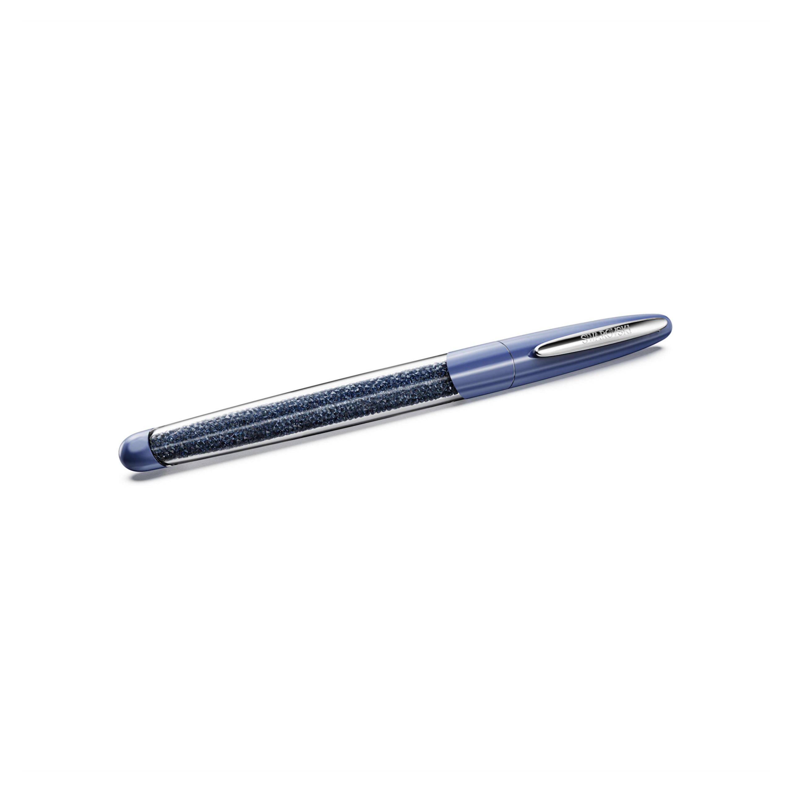 Stylo roller Crystalline Nova Bleu chrome – Swarovski