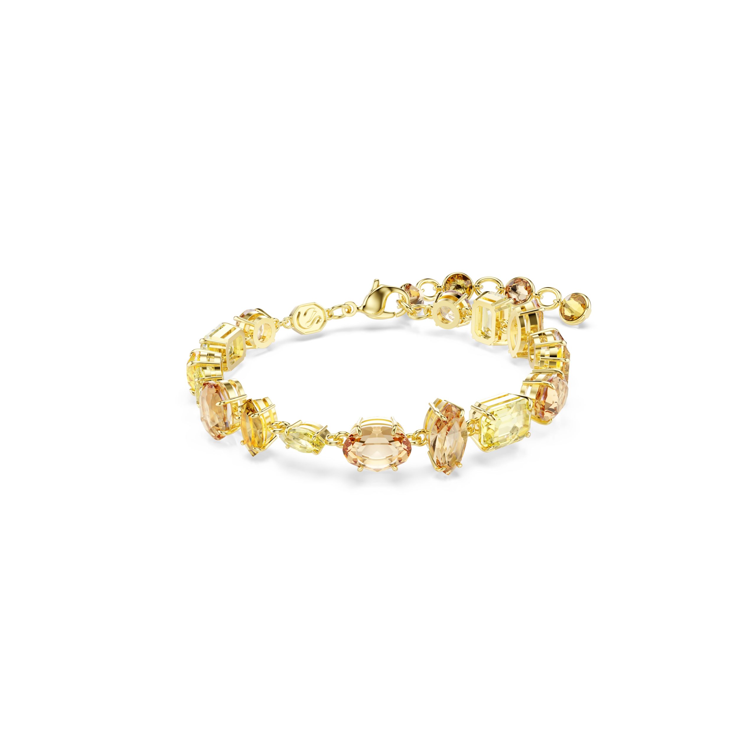 Gema - Jaune Doré - Bracelet - Swarovski