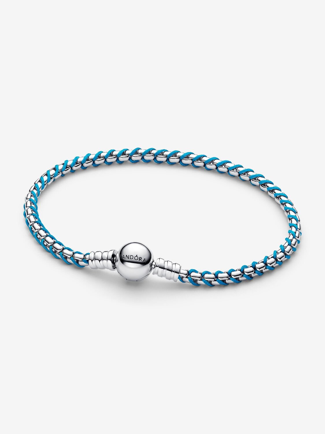 Maille Serpent - Boule & Bleu - Argent - Bracelet - Pandora