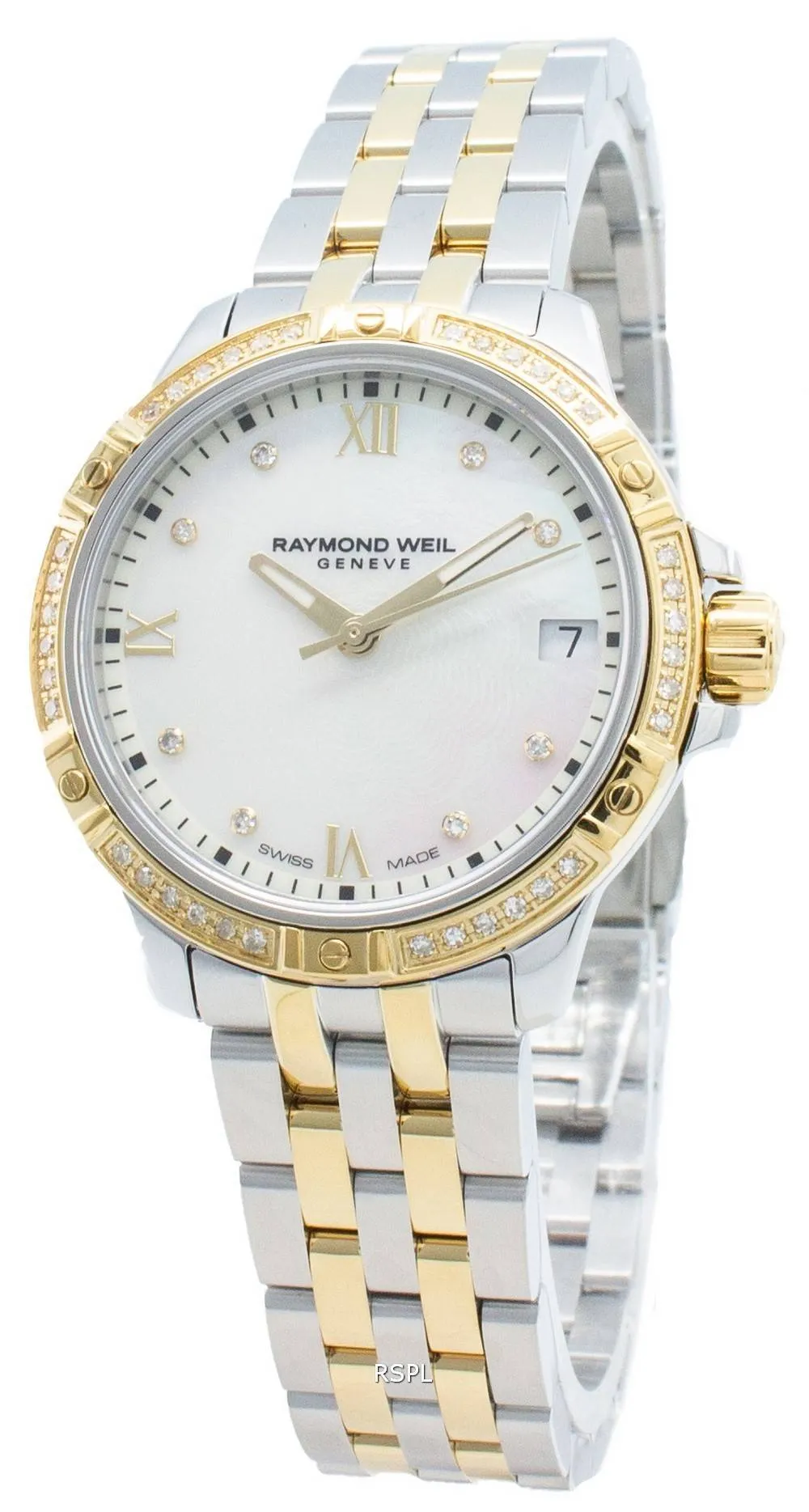 Montre Femme Raymond Weil Geneve Tango 5960-SPS-00995 Accents Diamant Quartz