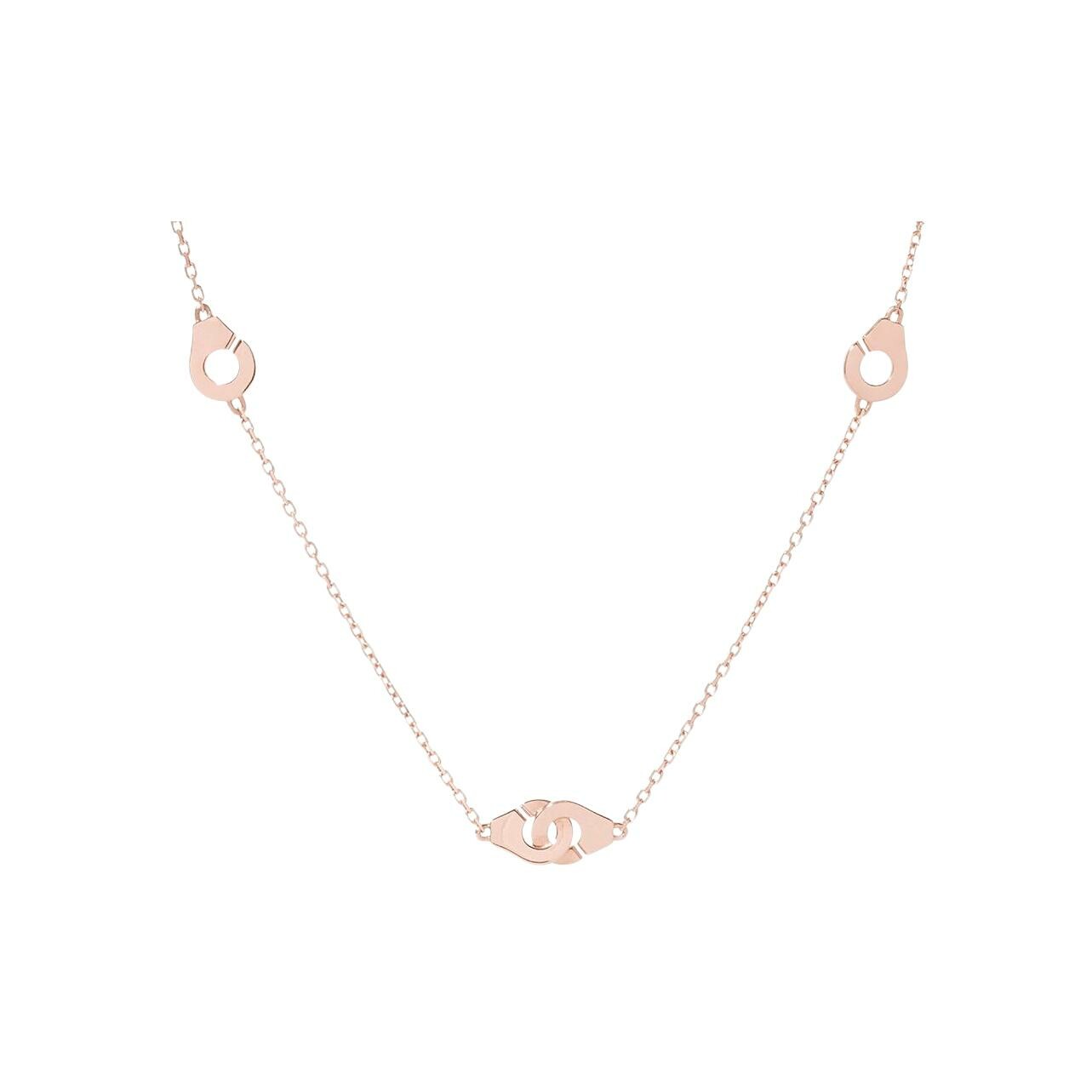 Collier dinh van Menottes R5 en or rose 601405 - Rigal