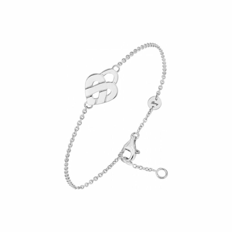 Achat Bracelet Poiray Mini Coeur Entralacé en or blanc