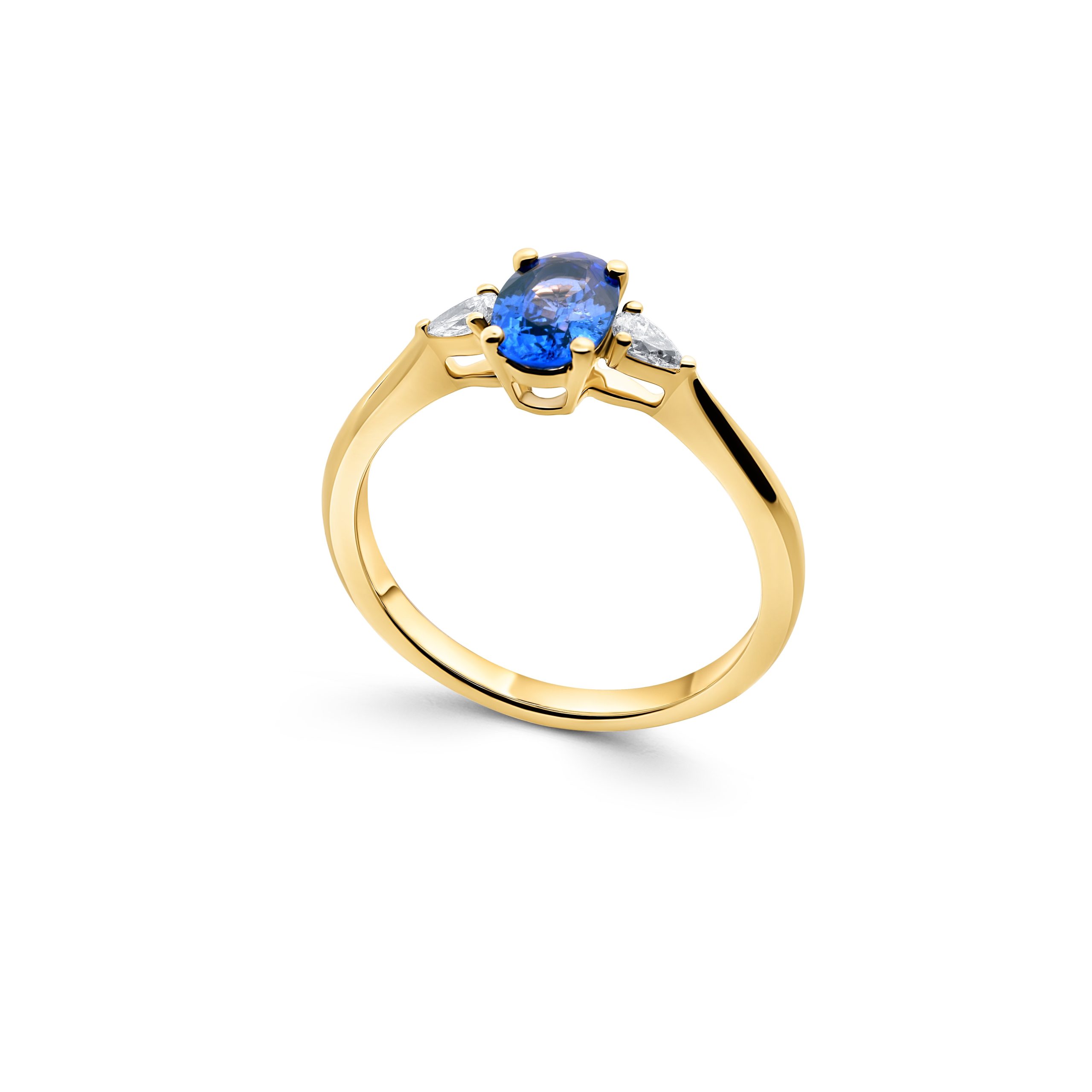 Solitaire Garance Saphir de Ceylan & Diamants RIB0402 3SCJ - Rigal