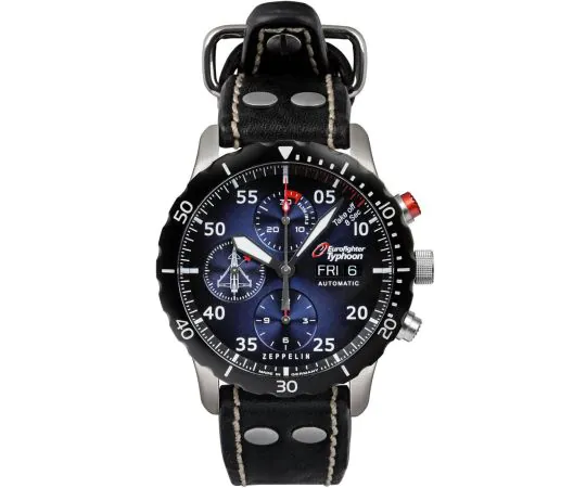 Zeppelin 7218-3 Eurofighter Typhoon automatique limitée Montre Homme 43mm 20ATM