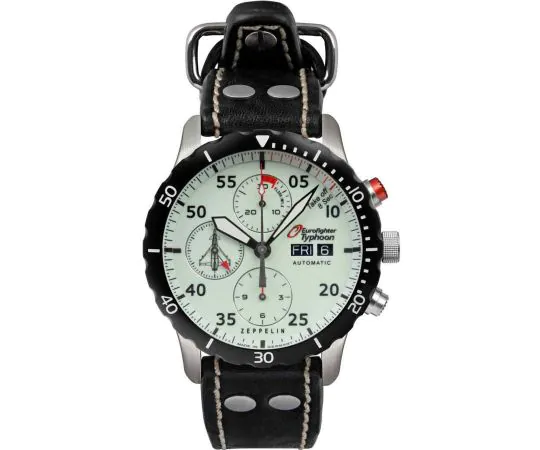 Zeppelin 7218-5 Eurofighter Typhoon automatique limitée Montre Homme 43mm 20ATM