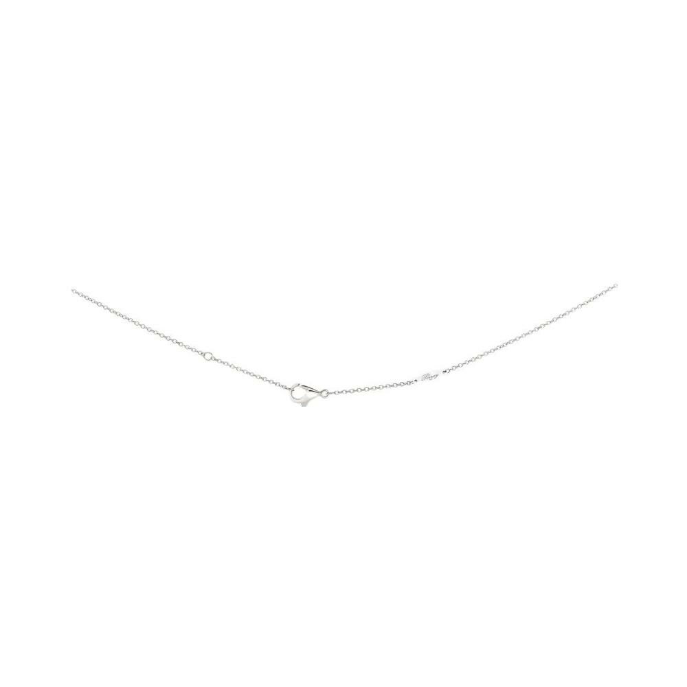 Chaîne forçat Poiray en or blanc, 42cm