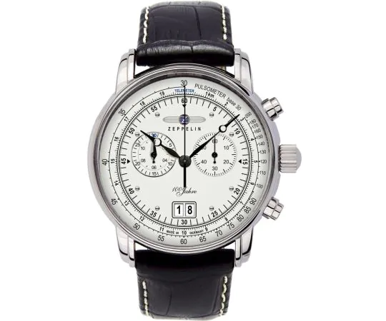 Zeppelin 7690-1 100 ans Chronographe Montre Homme 43mm 10ATM