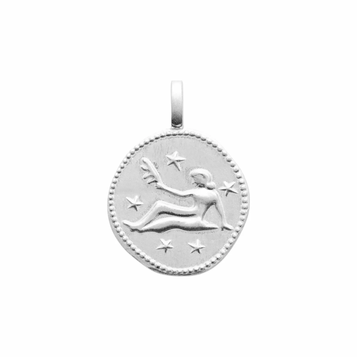 Achat Médaille du zodiaque "Vierge" en argent rhodié