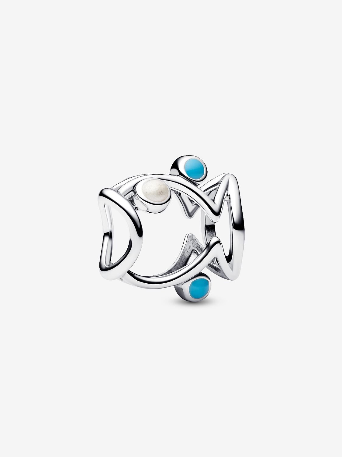Animaux - Poisson Ajouré - Argent - Charms - Pandora
