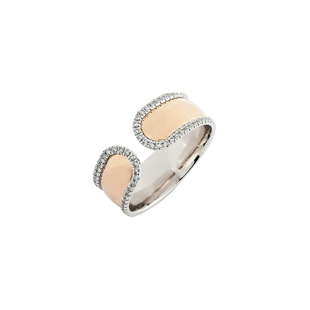 Achat Bague en or rose et diamants de 0.22ct