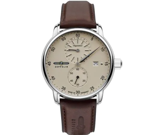 Zeppelin 8622-5 New Captains Line Automatique Montre Homme 43mm 5ATM