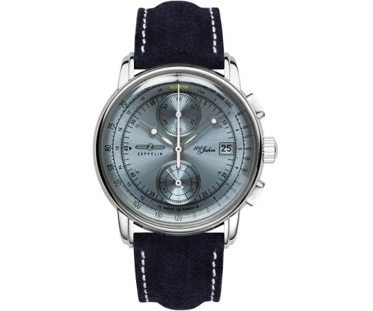 Zeppelin 8670-4 Chronographe Montre Homme 100 ans Zeppelin 42mm 5ATM