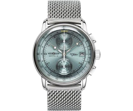 Zeppelin 8670M-4 Chronographe Montre Homme 100 ans Zeppelin 42mm 5ATM