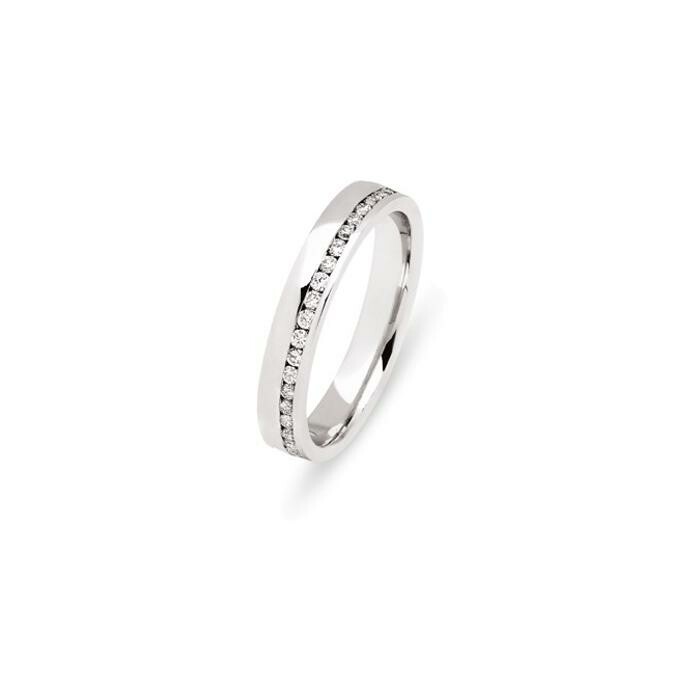 Achat Alliance en or blanc et diamants de 0.5ct, 3.5mm