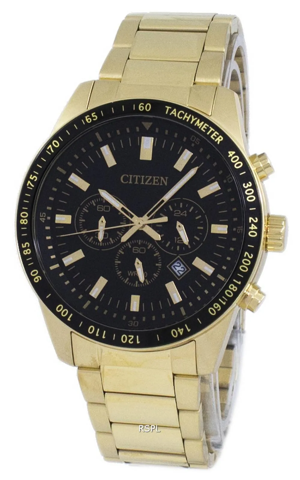 Tachymètre chronographe Citizen Quartz AN8072-58E montre homme