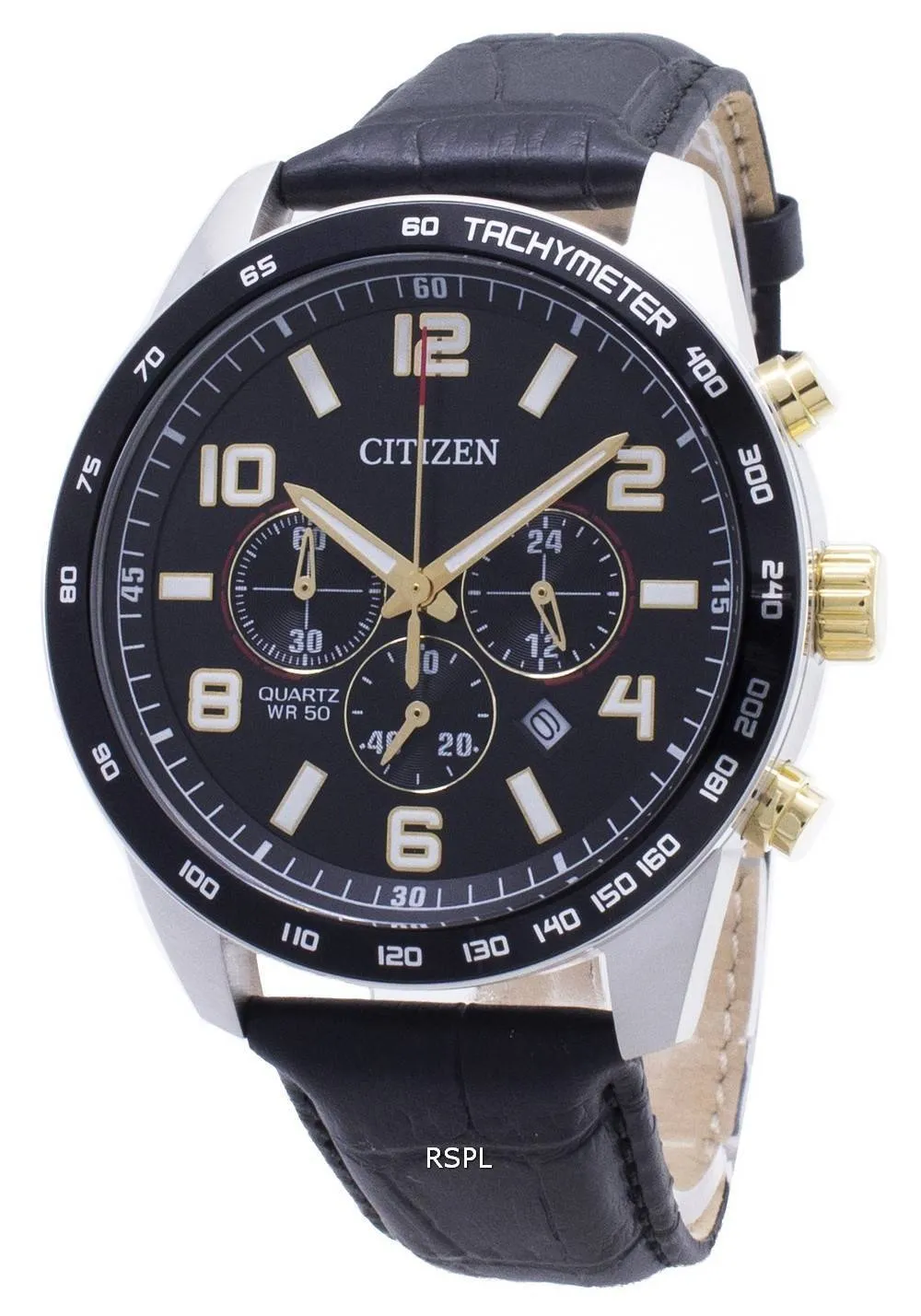 Citizen Chronographe AN8166-05E Montre Homme Tachymeter Quartz