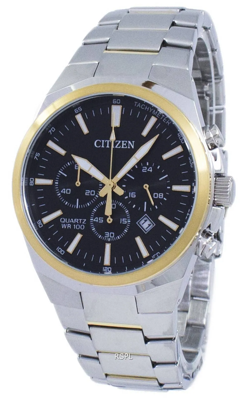 Tachymètre chronographe Citizen Quartz AN8174-58E montre homme