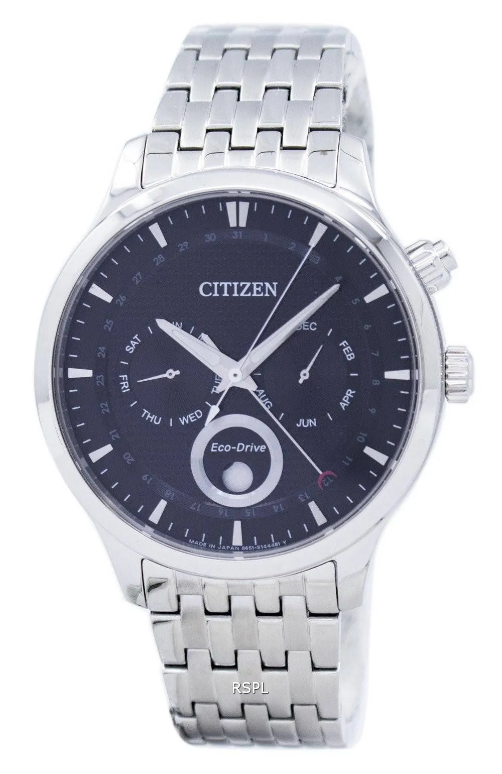 Montre Citizen Eco-Drive Moon Phase analogique AP1050-56E masculine