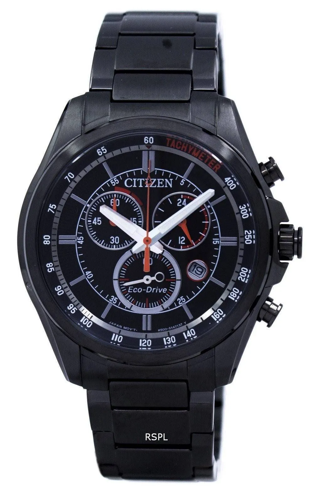 Montre Citizen Eco-Drive chronographe tachymètre AT2136-87F masculine