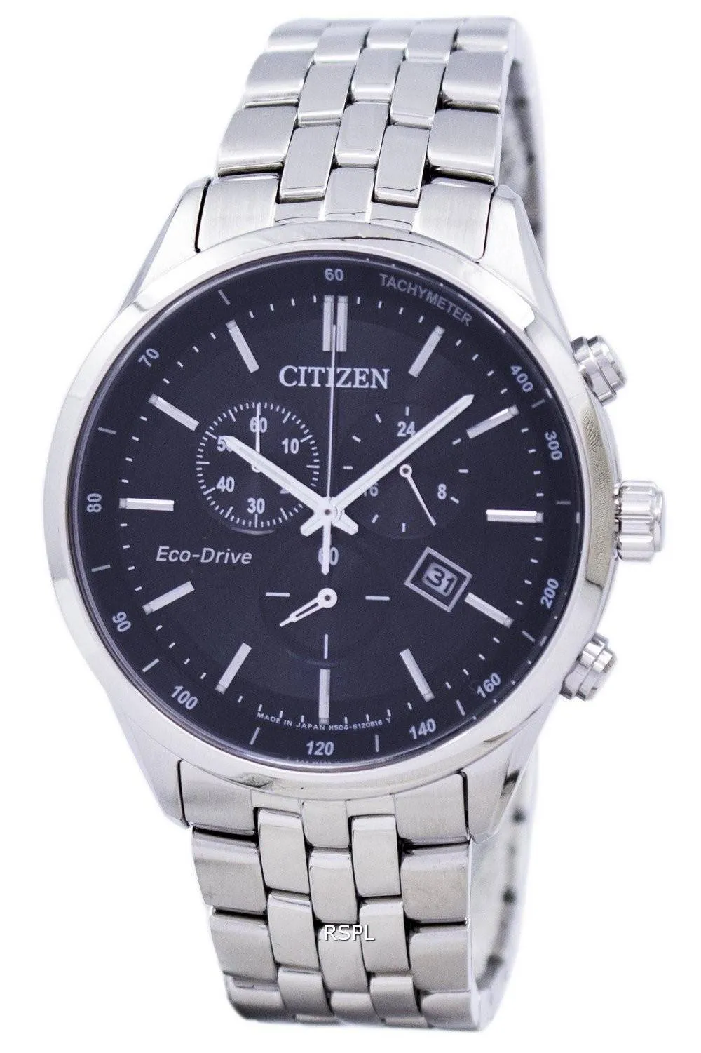 Montre Citizen Eco-Drive chronographe tachymètre AT2140-55E masculine