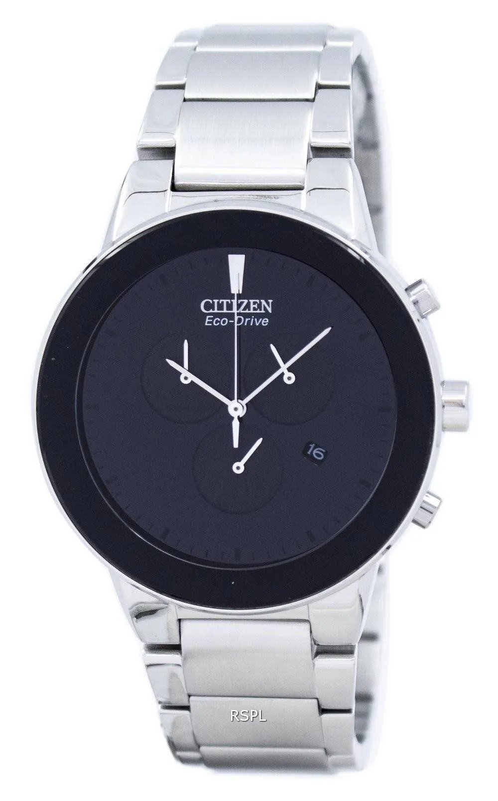 Axiome de Citizen Eco-Drive Chronograph AT2240-51E montre homme