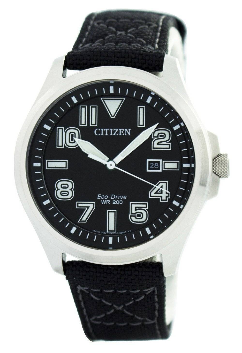 Montre Citizen Eco-Drive militaire 200M AW1410-24E masculin
