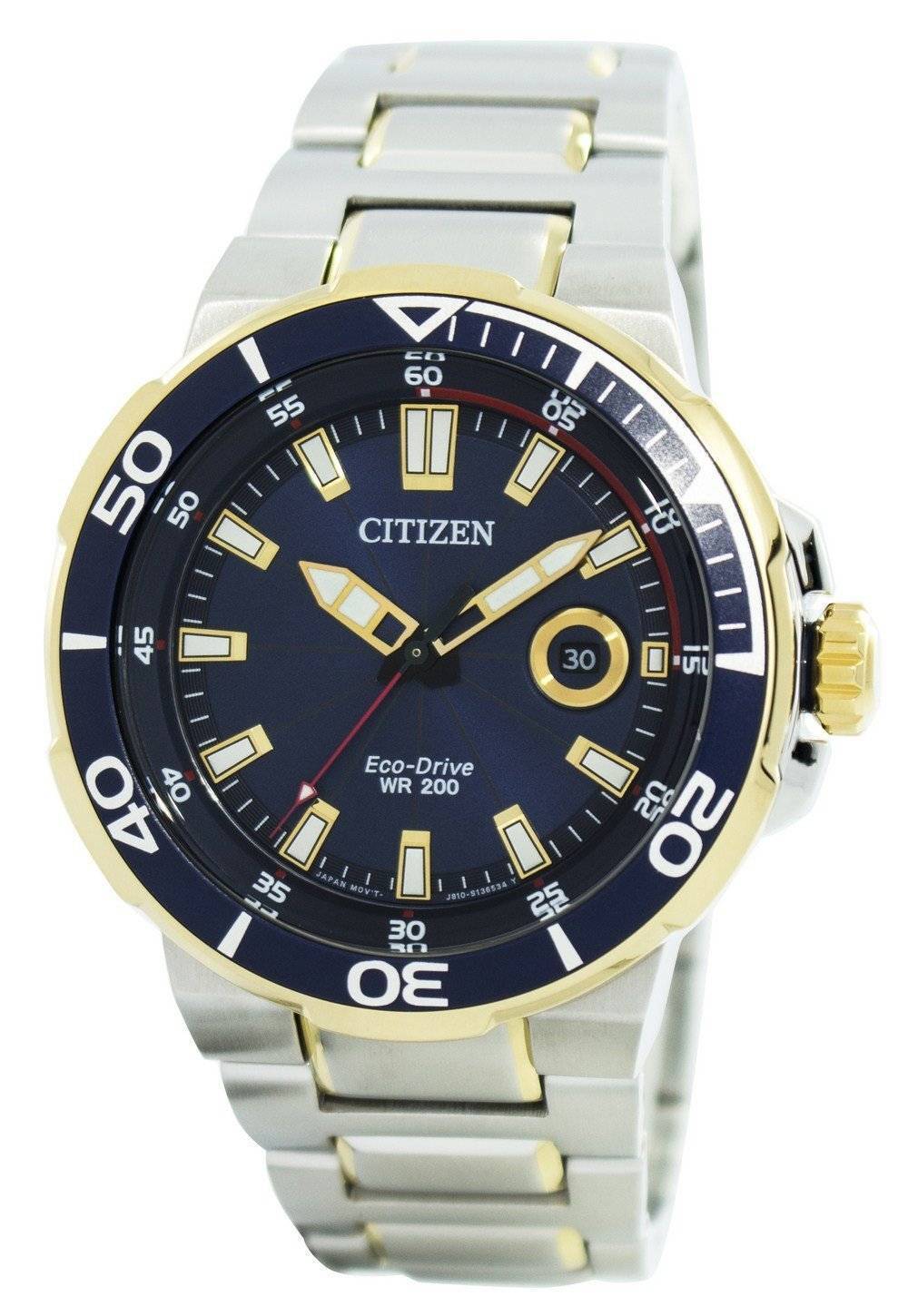 Endeavor Citizen Eco-Drive montre de plongée 200M AW1424 - 62L montre homme
