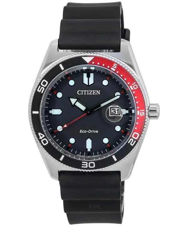 Montre Citizen Eco-Drive Marine Diver cadran noir AW1769-10E 100M pour homme