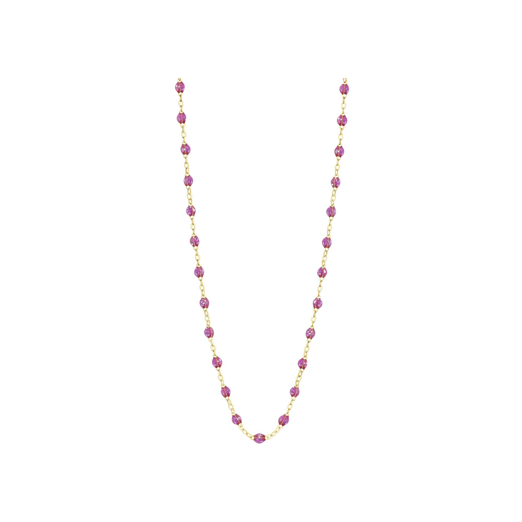 Collier Gigi Clozeau Classique en or jaune et résine galaxy, 50cm