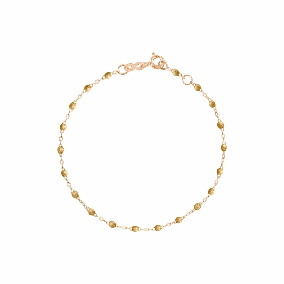 Achat Bracelet Gigi Clozeau Classique en or rose et résine dorée, 17cm